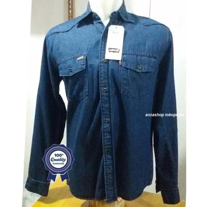 Kemeja Chambray Denim Lazada Indonesia