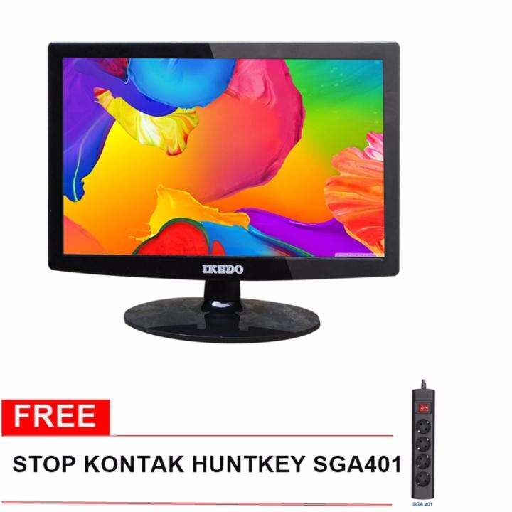 Ikedo Led Monitor Inch Hitam Gratis Powerstrip Huntkey Sga Lazada Indonesia