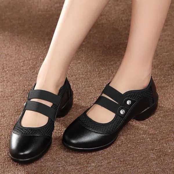 slip on low heels
