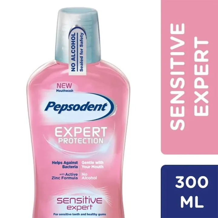 Pepsodent Mouthwash Sensitive Expert 300Ml Lazada Indonesia