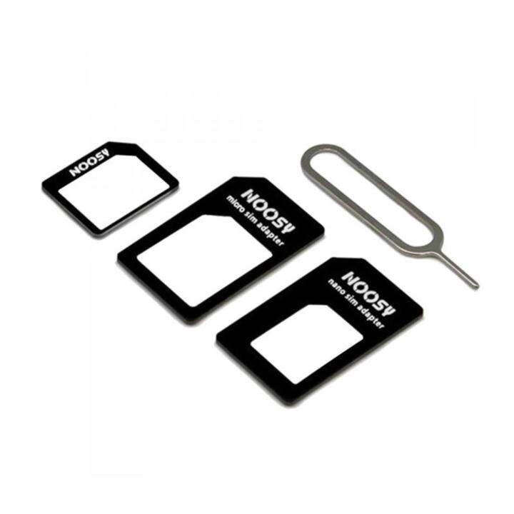 Noosy 4 In 1 Nano Micro Sim Card Adapter Sim Card Tray Holder Conventer Sim Card Adapter 9238