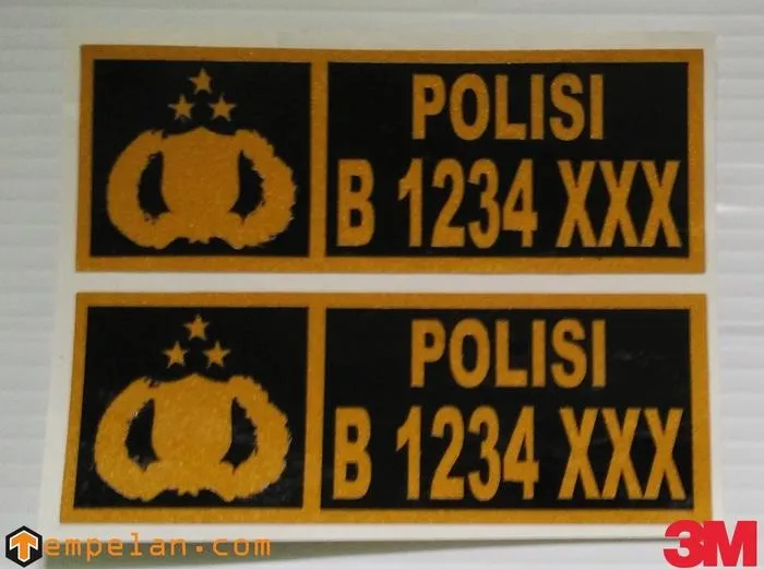 SIGN PLAT POLISI (BY REQUEST) | Lazada Indonesia