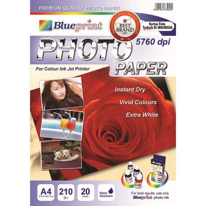 Blueprint Photo Paper BP-GPA4190 (Mawar) - Kertas Photo Cetak Foto ...