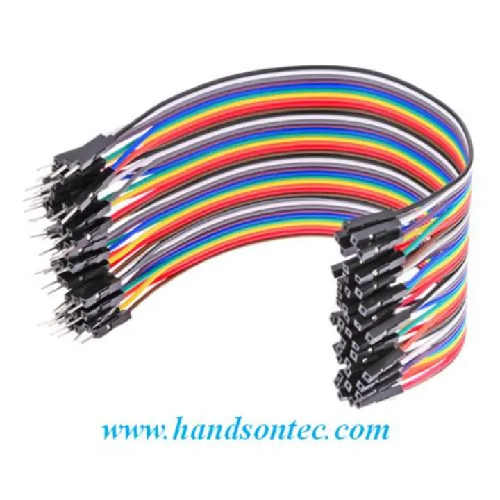 40Way Female/Male Jumper Wire Length=20cm Lazada