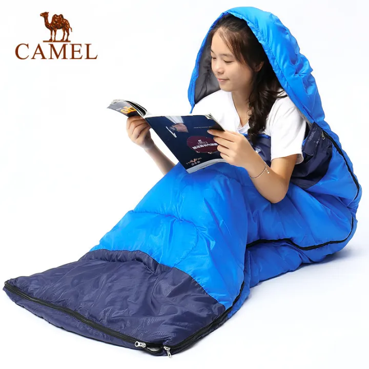 Camel 1.1KG （Right） Perfect for 15-25 degree Traveling Waterproof Outdoor Camping Sleeping Bag,Ultra-light Adult Sleeping Bags