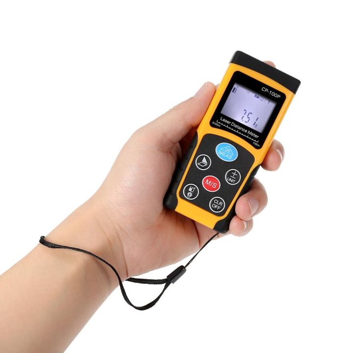 100m-portable-handheld-digital-laser-distance-meter-high-precision-range-finder-area-volume-measurement-data-storage-with-backlight