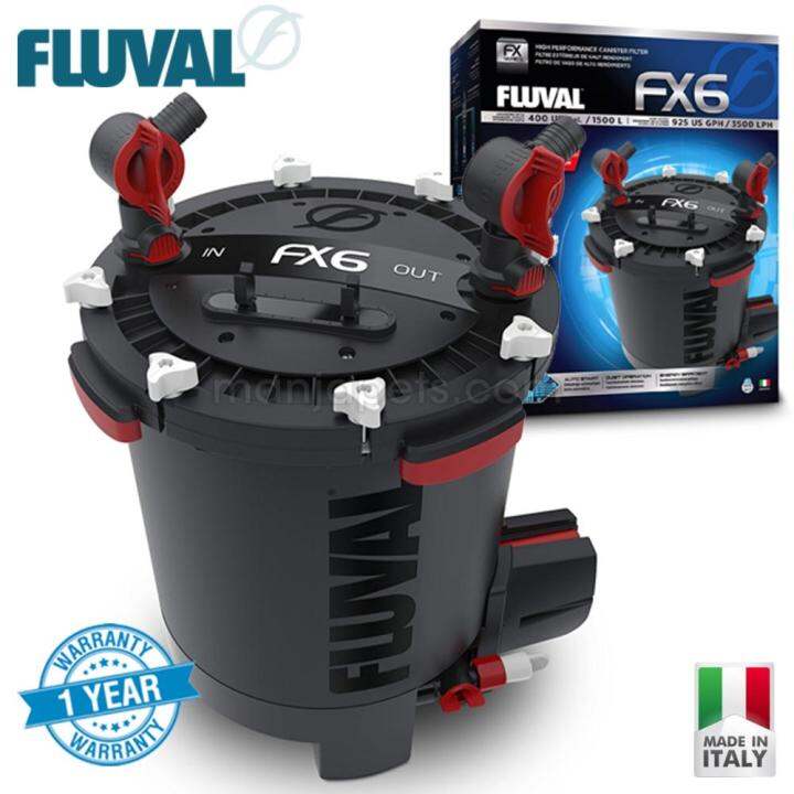 Fluval Canister Filter, FX6 Filter (400 Gal) Lazada