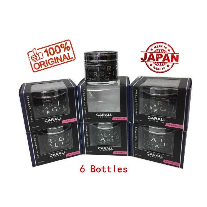 6 X Bottle Carall Regalia Silky Veil 1384 Enrich Perfume Air Freshener ...