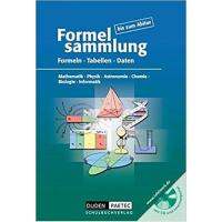 Formelsam.Ma/Ph/Ch/Bio +El 9783898187008 (นำเข้าของแท้100%)