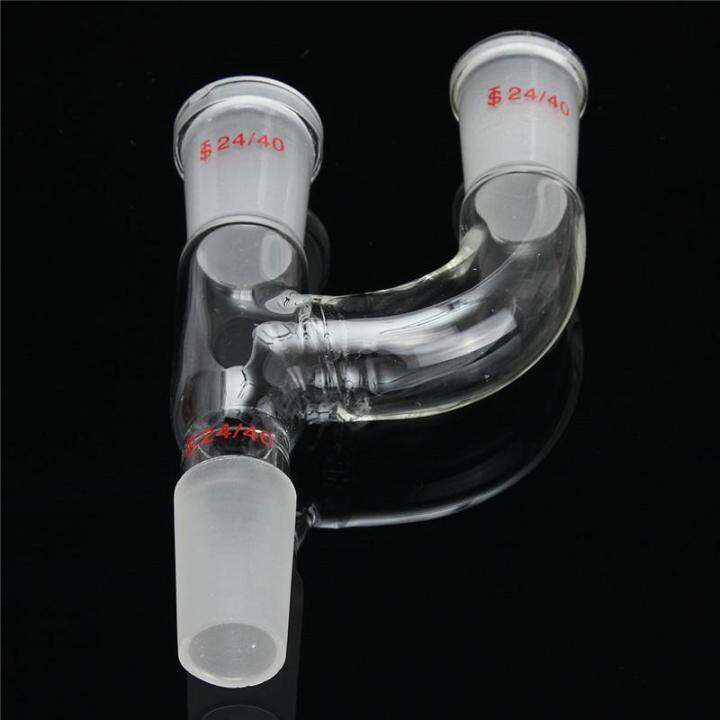 24/40,3Way Glass Claisen Adapter,Laboratory Chemistry Glassware