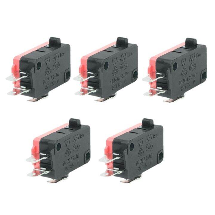 16a-250vac-4a-250vac-สกรูขั้วต่อ-actuator-จำกัด-micro-switch-5-ชิ้น-intl