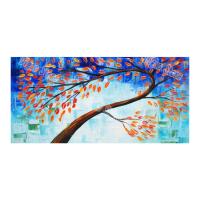 Barocco Hand Painted Landscape Tree Oil Painting on Canvas Modern Home Wall Art Decoration