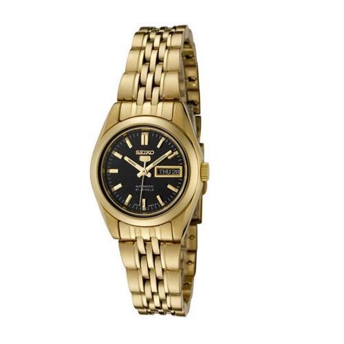 Seiko 5 SYMA40K1 Automatic 21 Jewels Ladies Gold Tone Stainless Steel Watch  (Gold) | Lazada