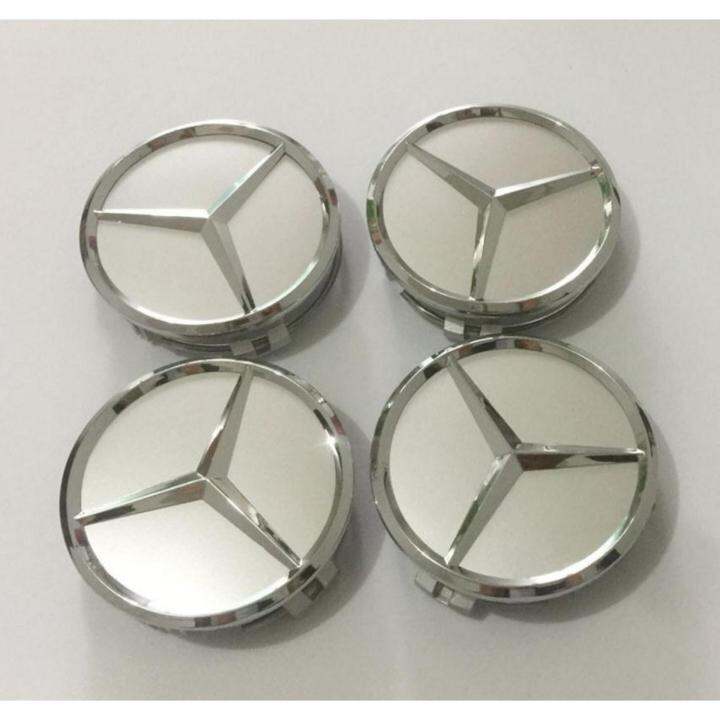 4Pcs 75mm Wheel center Hub Cap Cover for Mercedes benz W211 W203 W204