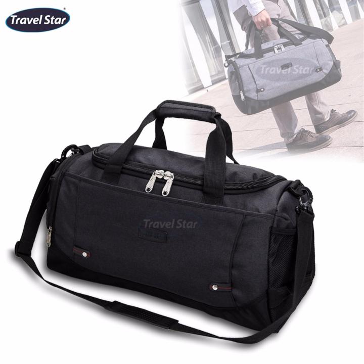 Travel Star Korean Style 1622 JLP Canvas Duffle Luggage Bagasi Bag ...