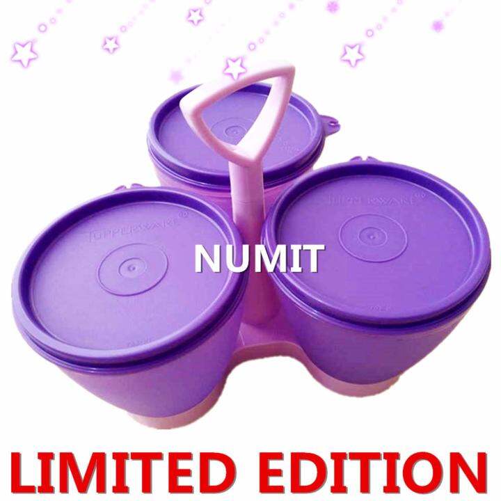 Tupperware Legacy Condiment Purple Set Lazada