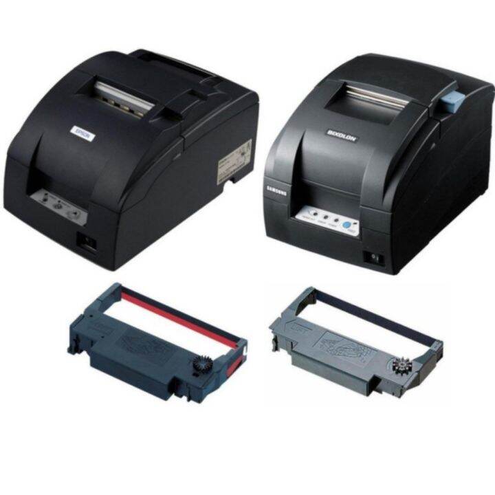 Epson TMU220, Bixolon SRP275 Receipt Printer Ribbon (Black)2pcs Lazada