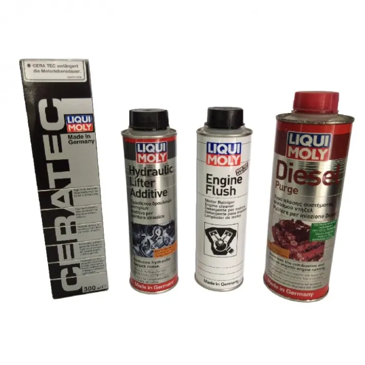 Liqui Moly Super 4in1 Diesel Additives Package (Ceratec + Engine Flush + Diesel Purge