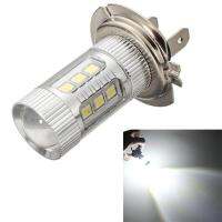 H7 3030หลอดไฟ16SMD ไฟรถยนต์6000K สีขาว DC 10-30V 8.4W