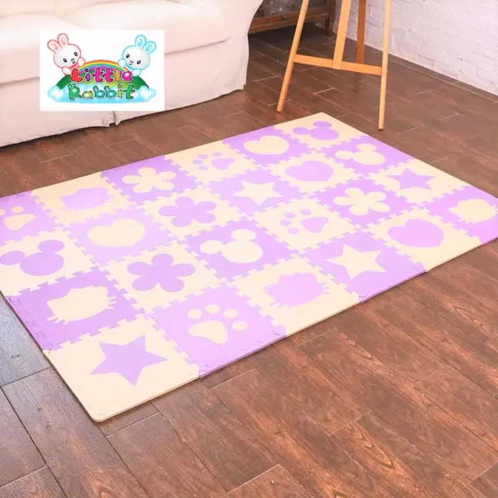 Foam Play Mats 20 Tiles Kids Playmat, Baby Rubber Floor Tiles