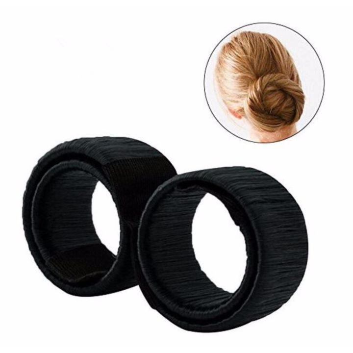 Yingbao Hair Styling Clip Magic Bun Maker Donut Hair Style Tools for Women  Girls Hair Accessories Black | Lazada