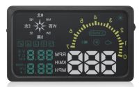 I6 HUD รถยนต์6หน้าจอขนาดนิ้วพร้อมหน้าจอ OBD2ที่ครอบคลุม