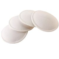 Honnyzia Shop LALANG Anti-overflow Breast Pads Maternity Nursing Bra Washable Mammy Breast Pads New White