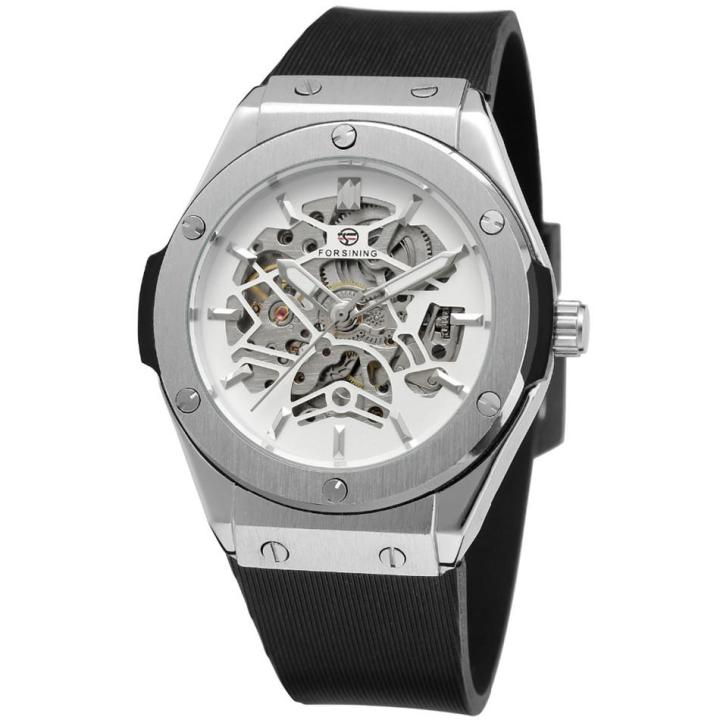 womdee-forsining-montre-homme-นาฬิกาข้อมือกลไกอัตโนมัติหน้าปัดสีขาว-ดำสุดเท่จัดส่งฟรี-สีขาว
