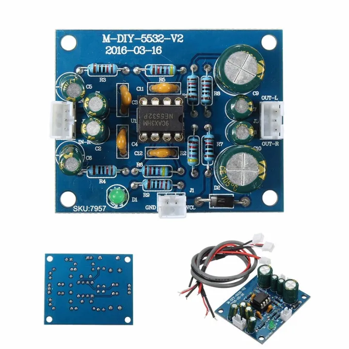 Amplificador Hi-fi Ne5532 Op-amp Pré-amplificador Volume Ton Jm - Foto 12
