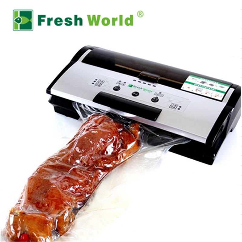 Household Food Vacuum Sealer Small Automatic Fresh Saver Sealing Packer Machine 