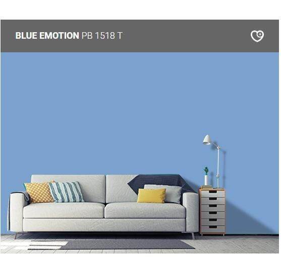 Nippon Paint Weatherbond Advance BLUE EMOTIONPB 1518 T 1L Lazada