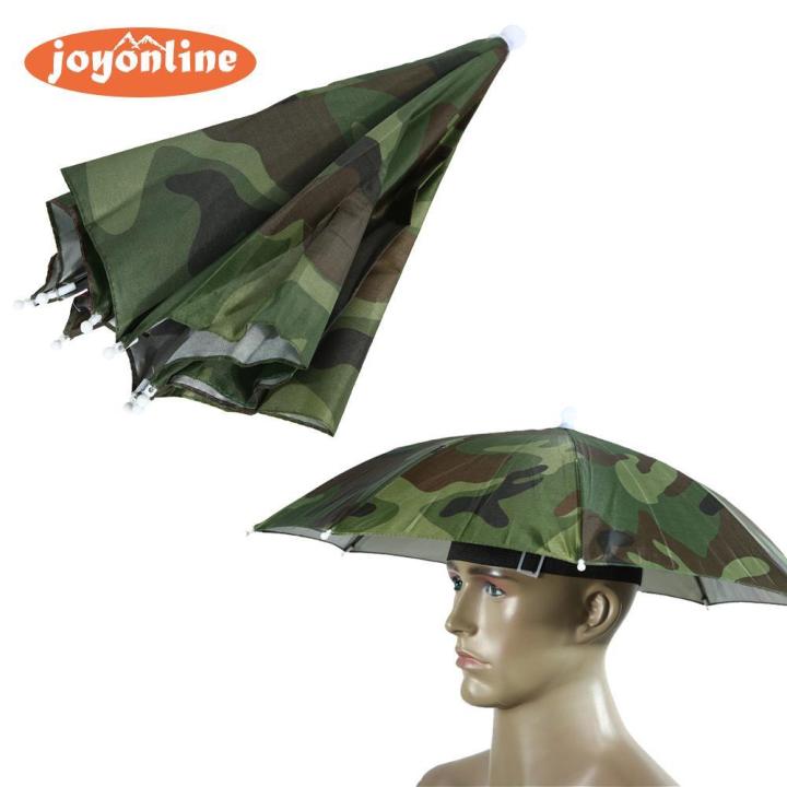 Camo Hiking Fishing Umbrella Hat | Lazada