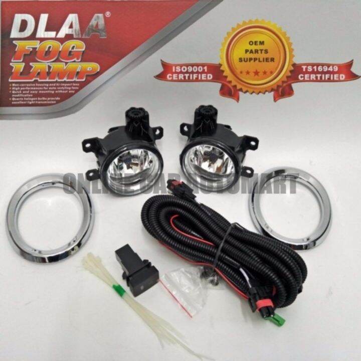 DLAA HONDA BRV BR-V 2016 Fog Lamp + Fog Lamp Chrome Ring Spot Light Kit ...