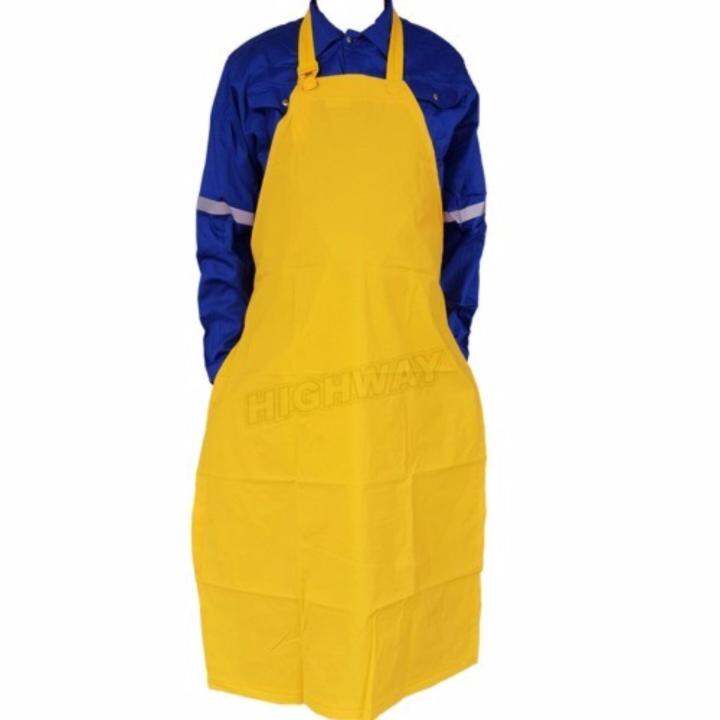 HiSafe PVC Chemical Resistant Apron With Ties Lazada