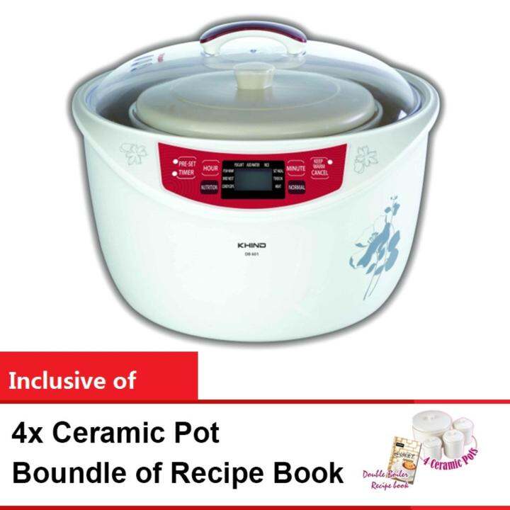 Khind Anshin Double Boiler DB601 Lazada