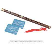 Professional สีดำไม้ไผ่ Dizi ขลุ่ยแบบดั้งเดิมจีน 
 ดนตรี Woodwind Instrument คีย์ของ C ระดับการศึกษา Outdoorfree