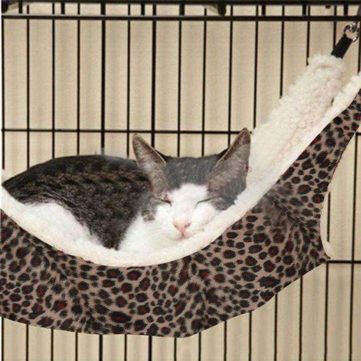 Popular Warm Cat Bed เปลญวนสำหรับสัตว์เลี้ยงแมวพักผ่อนแมวบ้านนุ่มสบาย