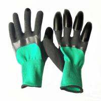 Garden Genie Gloves Digging&amp;Planting With 4 ABS Plastic Claws 1 Pair U272 Green