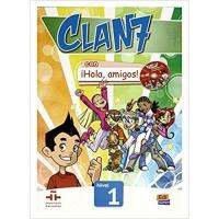 Clan 7 Con Hola  Amigos! 1 Nivel 1 Alumno 9788498485356 (นำเข้าของแท้100%)