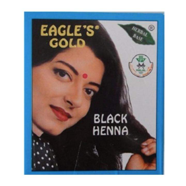 Eagle's Black Henna Hair Dye (6x10g) Lazada