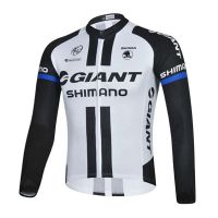 Mens Giant Bicycle Wear Long Sleeve Racing Tops Bike Cycling Clothing Jersey Mountain Bike Motorcycle Jerseys Motocross Sportwear Cycling Bicycle Blouse Jersey Training T-shirt