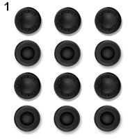 Broadfashion 10Pcs Silicone Thumbstick Cap Covers for Xbox One 360 PS4 Analog Controller Grip (Black)