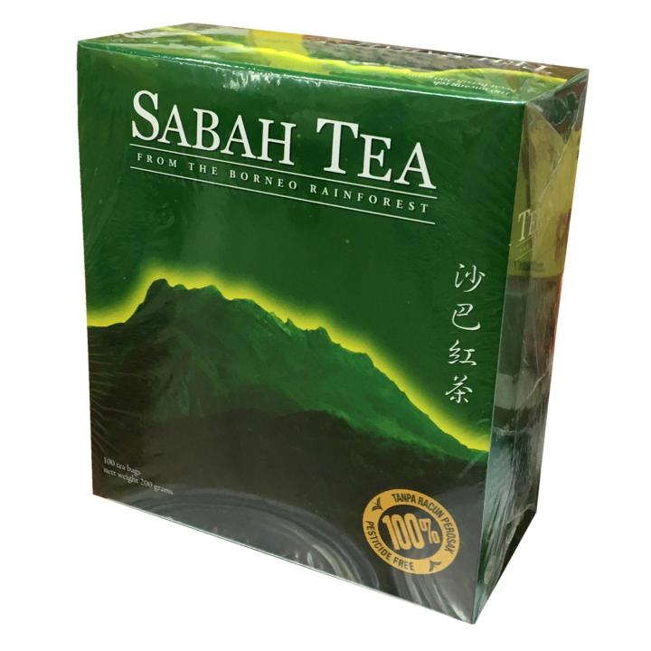 SABAH TEA BRAND FROM THE BORNEO RAINFOREST - 100 TEABAGS | Lazada