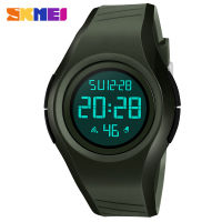 SKMEI นาฬิกาข้อมือ Jam Tangan Digital LED สำหรับนักเรียน,นาฬิกาข้อมือเล่นกีฬาแฟชั่นกันน้ำจับเวลานาฬิกากลางแจ้งนาฬิกาข้อมือชาย