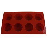 Mode Shop Hang-Qiao Round Cookie Baking Mold Handmade Soap Moulds Tray Dark Red