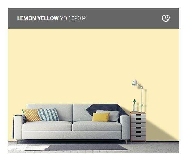 Nippon Paint Satin Glo Premium 1 Color - LEMON YELLOWYO 1090 P - 1L ...