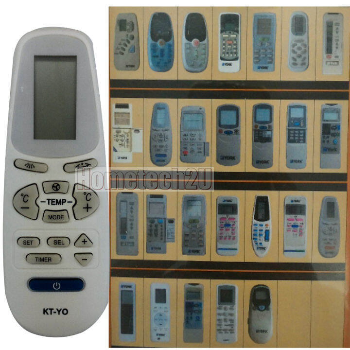 York Air Conditioner Remote Control All in One Replacement Lazada