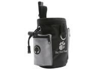 Dog Treat Pouch Training Bag with Poop Bag Dispenser Waist Clip and Drawstring Carries Treats and Toys