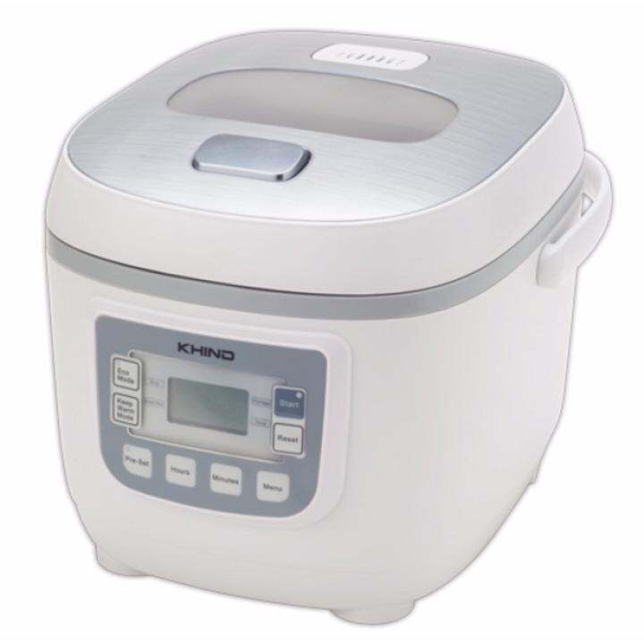 Khind 1.8L ANSHIN Digital Rice Cooker (RCJ18M) White Lazada