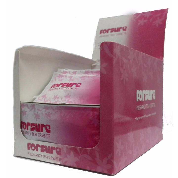 Forsure Pregnancy Test Cassette 50s Lazada